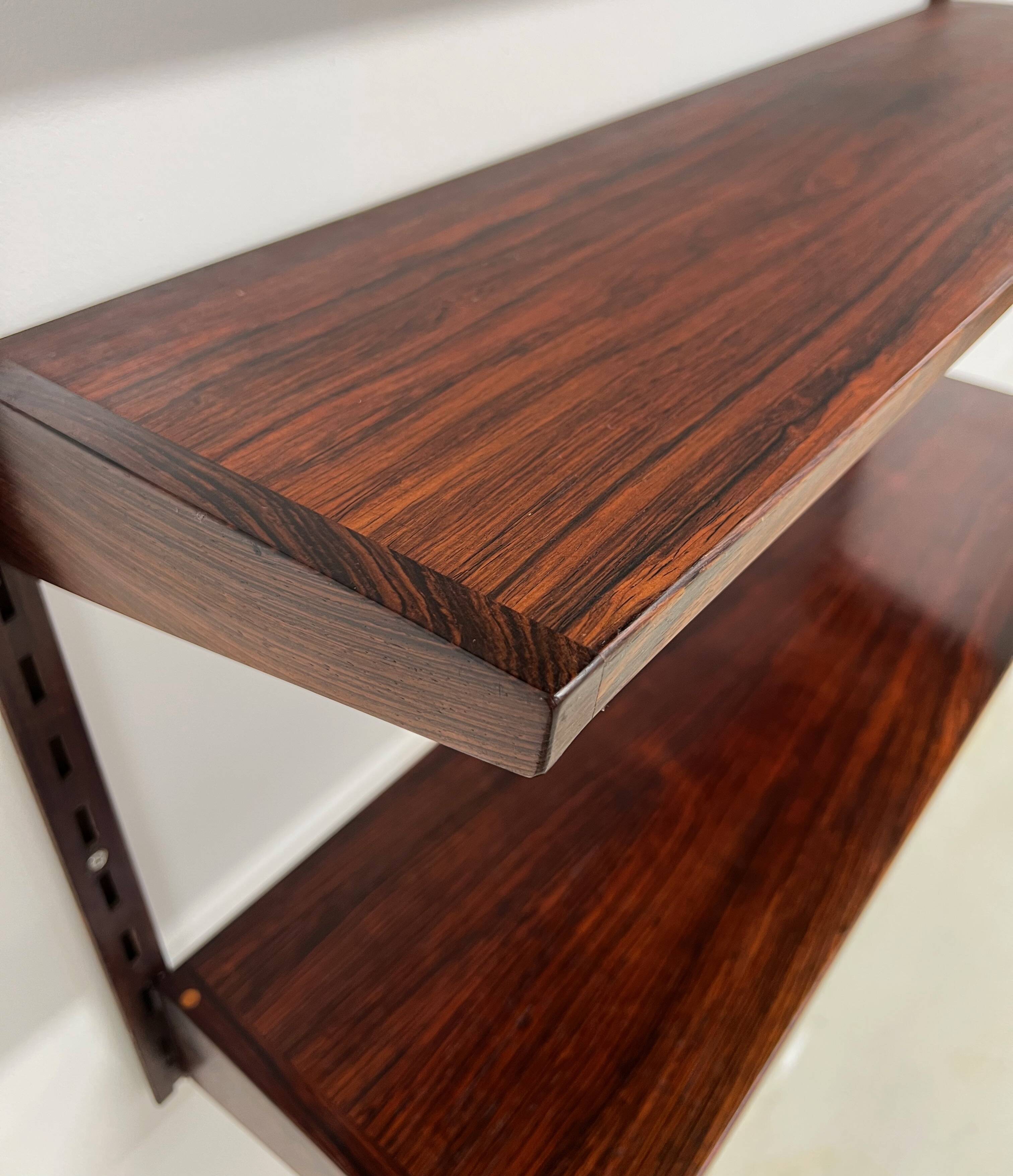 Rosewood Shelves by Kai Kristiansen for Feldballes