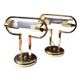 Paire de Lampes Venini années 80