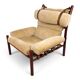 Arne Norell Inca Lounge Chair with Ottoman – Original Cord Upholstery, 1970