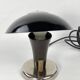 Lampe de chevet vintage Bauhaus en bakélite marron et chrome, 1930
