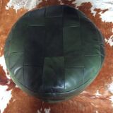 Sede leather patchwork pouf