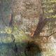 Old painting, landscape at the pond, signed Leroux, XX century