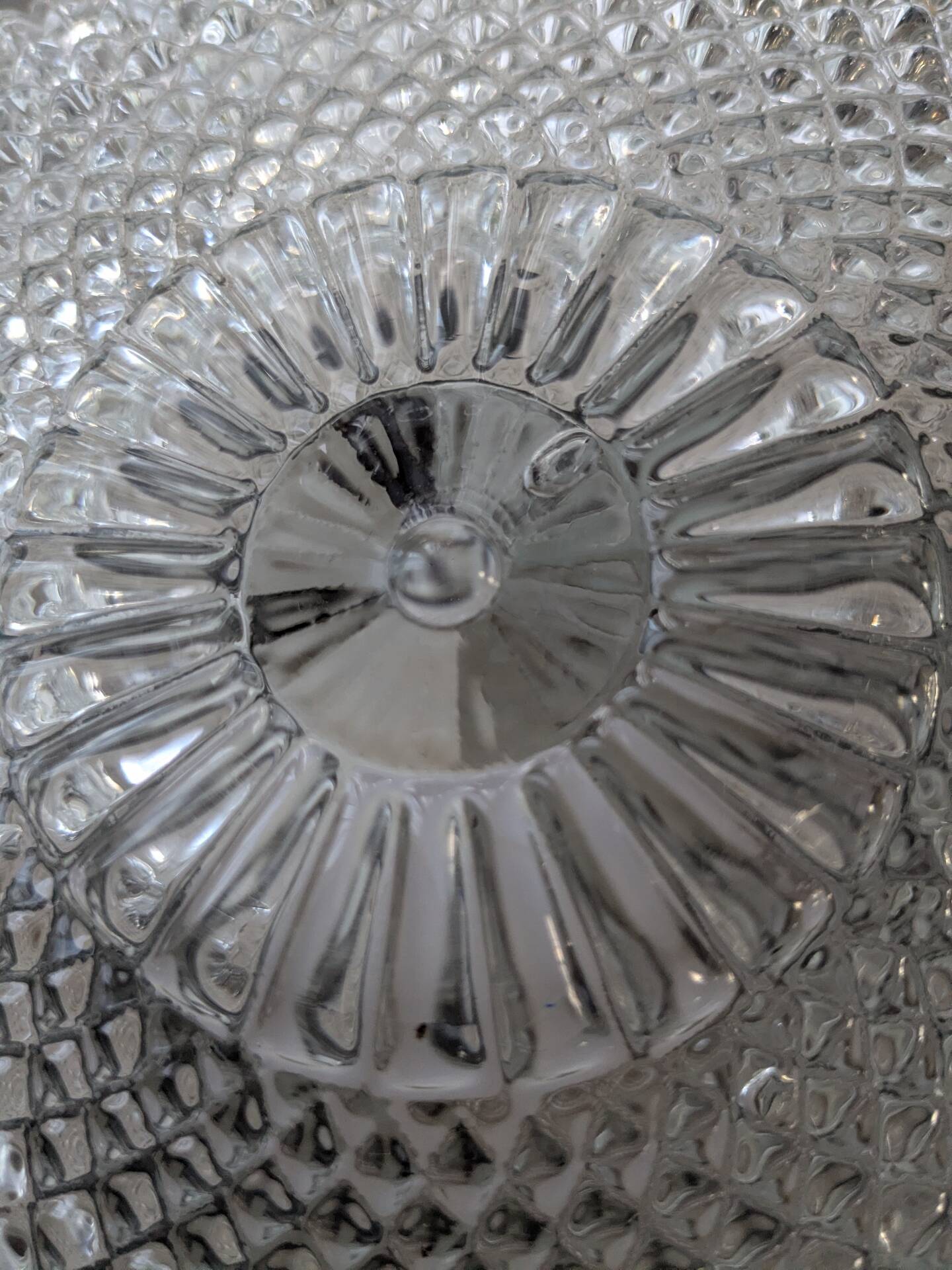 Limburg ceiling light with diamond points