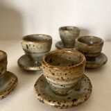 5 Gustave Tiffoche egg cups