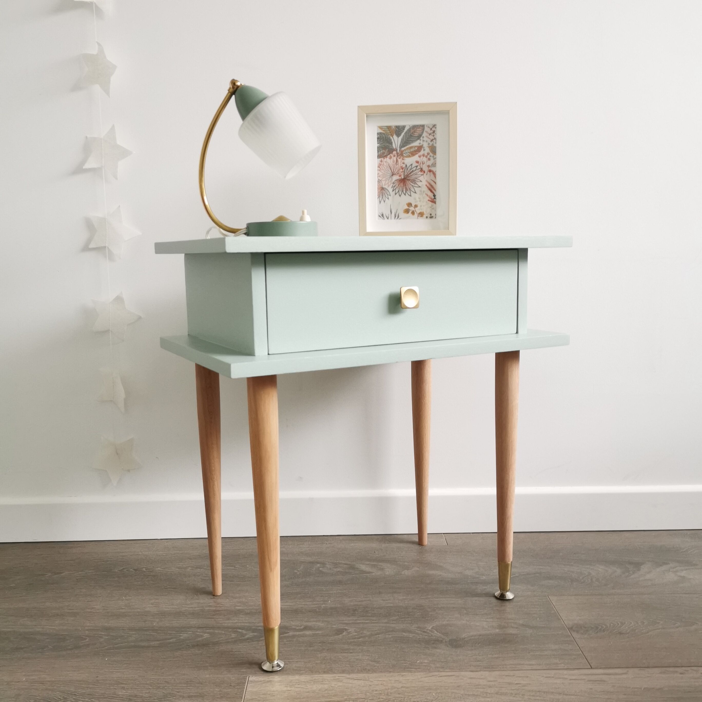 Vintage bedside table