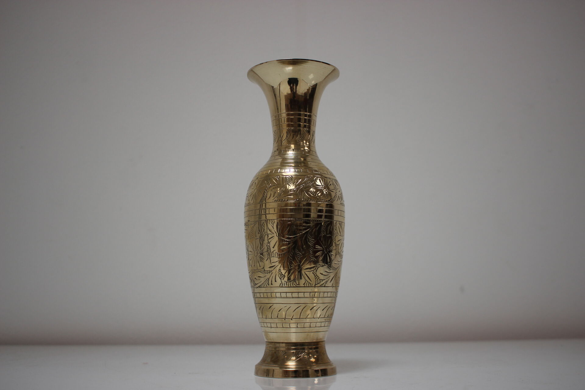 Mid-century Brass Vase,1960's.