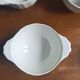 Bols en faience blancs de Gien