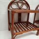 Paire de chevets rotin vintage