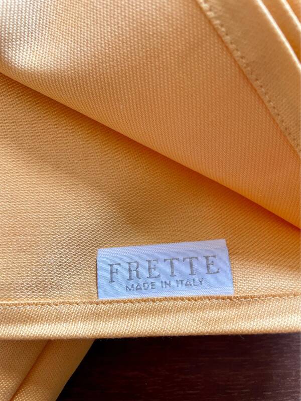 New Frette Square Tablecloth 240x240 cm Yellow