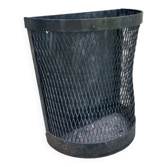 Old schoolyard garbage can