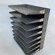 Vintage sorting bin, mailbox industrial 8 compartments 60s design
