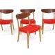 Set of 4 teak chairs, Søen Wiladsens Møbelfabrik, Denmark, 1960
