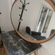 Grand miroir ovale
