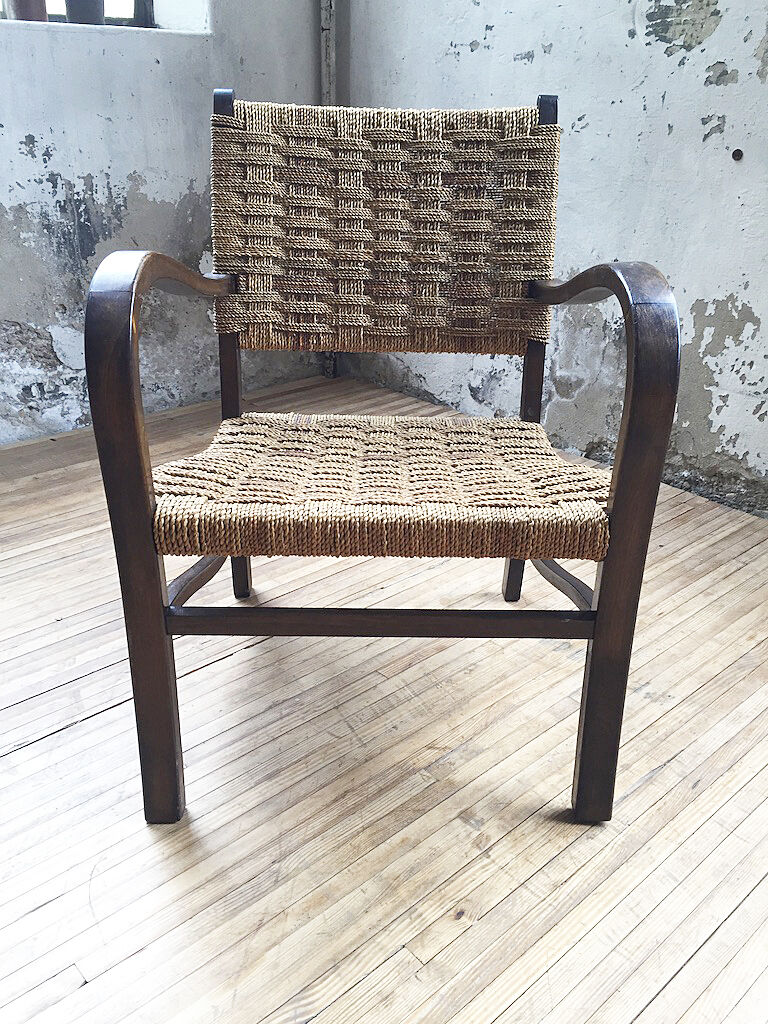 Bridge armchair Vroom and Dreesman in rope