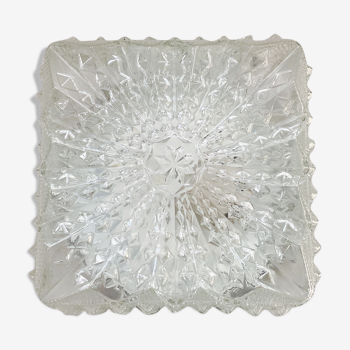 Vintage glass square ceiling lamp