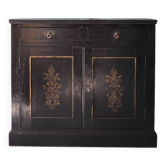 Buffet bas en bois bahut meuble de rangement, meuble ancien, décoration intérieure