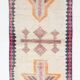 3x13 Pink & Brown Oushak Runner Rug, Soft Palette Rug, 87x384Cm