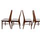 Set of 4 Niels Koefoed dining chairs, 1960s