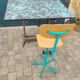 Architect's desk and its chair