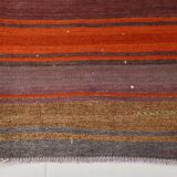 4x5 Multicolor Turkish Kilim Rug, 113x135Cm