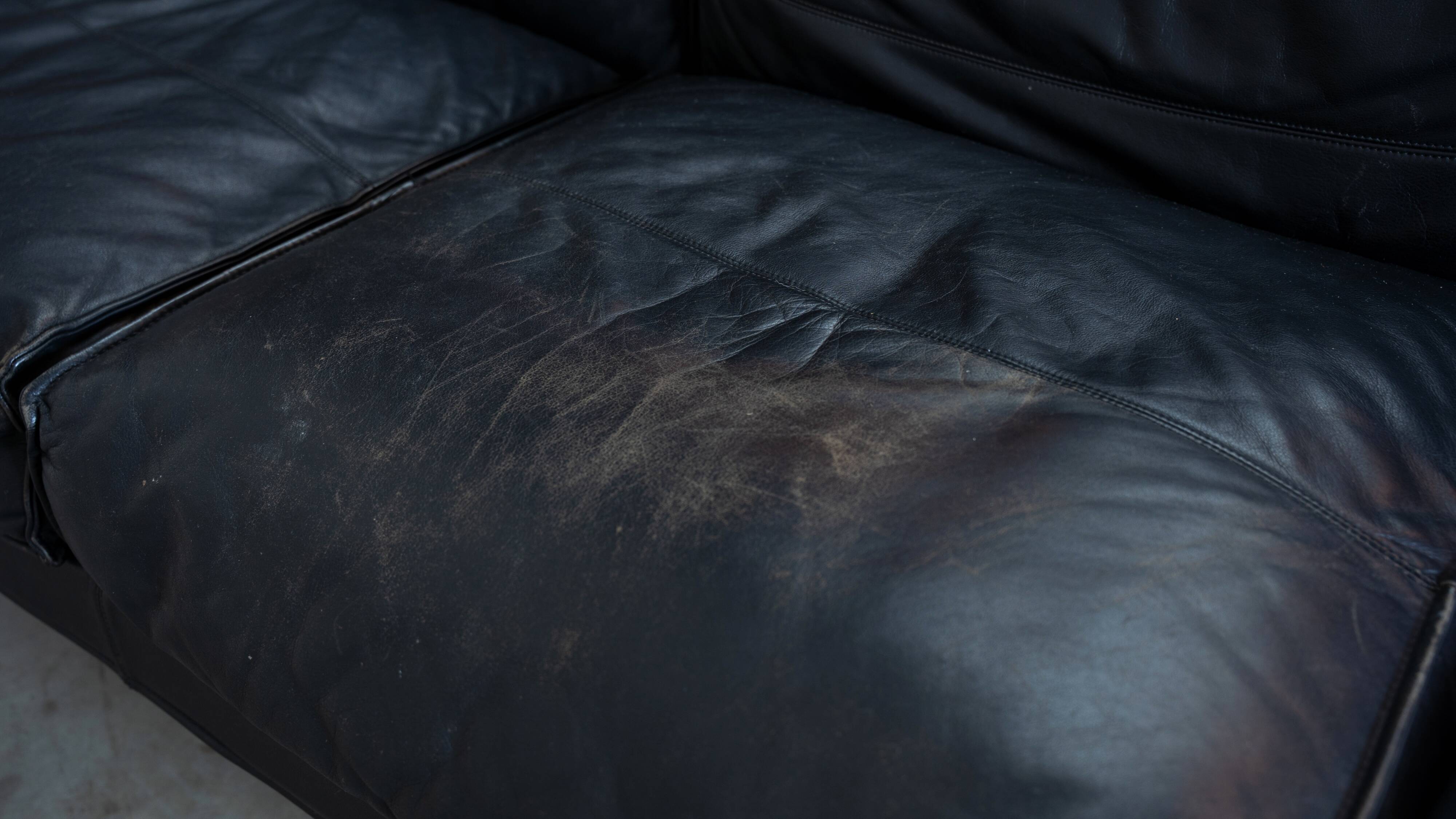 Rare rosewood 3-seater sofa by Afra e Tobia Scarpa for Maxalto
