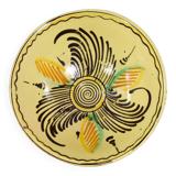 Antique Puente de Arzobispo Talavera Handmade Ceramic Glazed Lebrillo Bowl