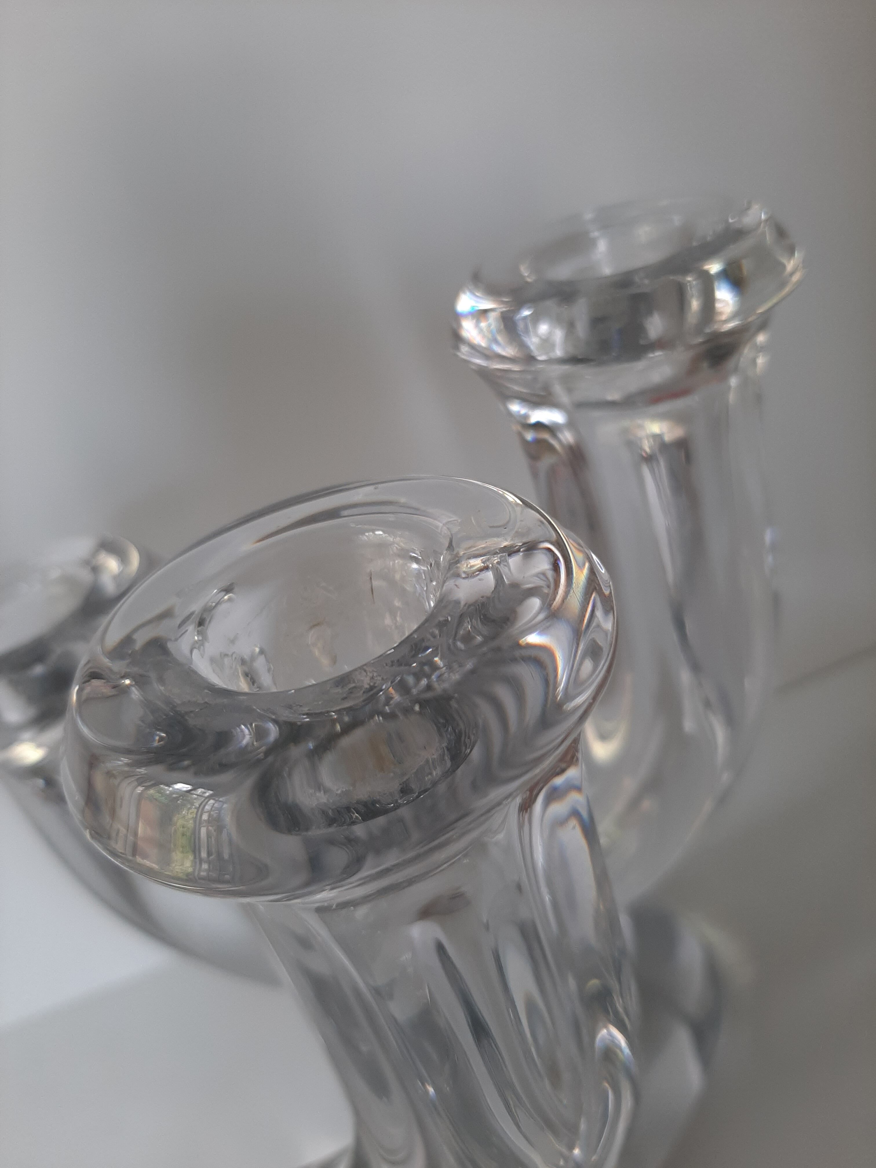 Pair of vintage candle holders