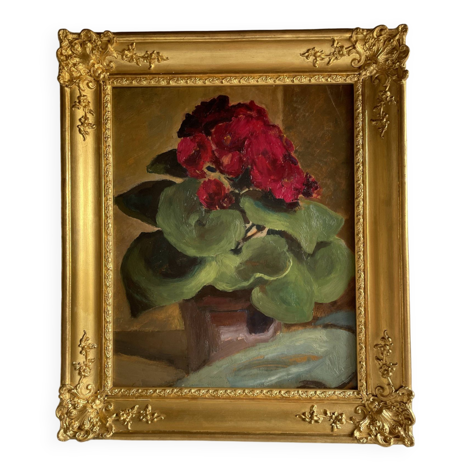 Still life with cyclamens