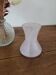 Small vase in light purple glass paste