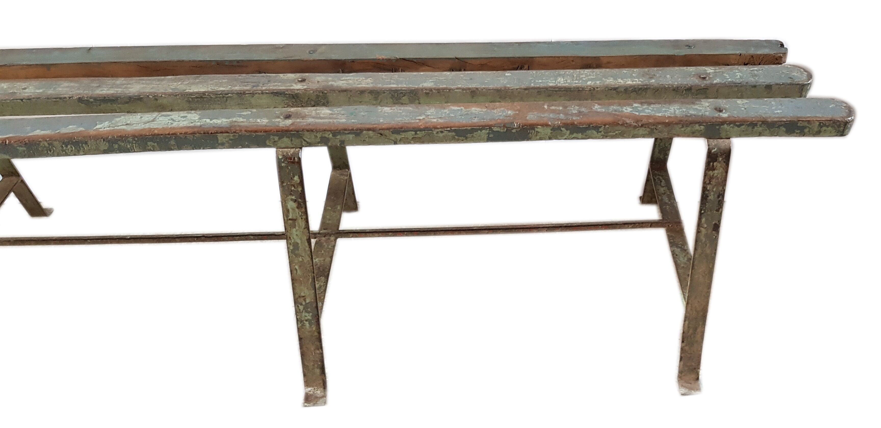 Former clubhouse bench