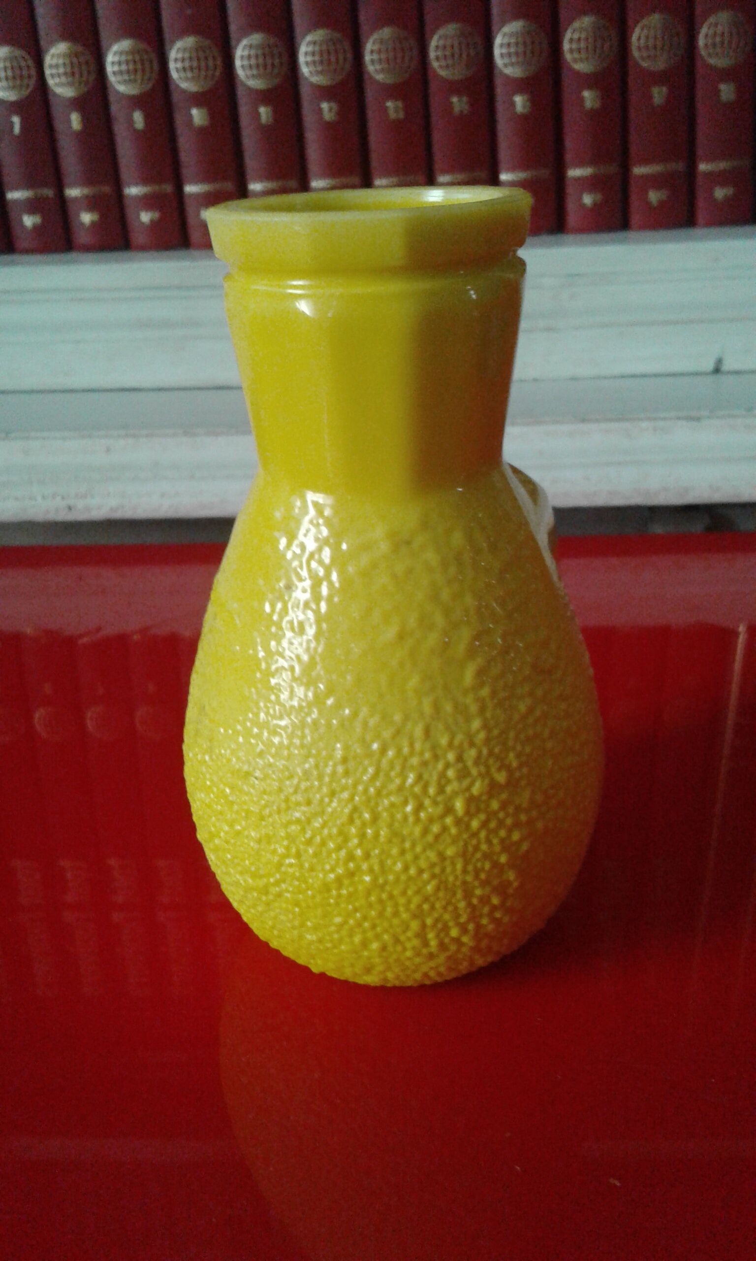 Vintage orangina straw holder