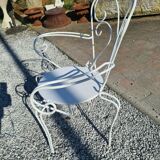 Iron garden chair