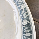 Ravier ceramic flowered Creil and Montereau