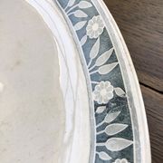 Ravier ceramic flowered Creil and Montereau