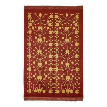 Turkish Handknotted Wool Oushak Rug 158 cm x 248 cm