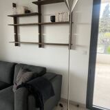 Lampadaire design chrome
