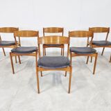 Mid century dining chairs by Erik Buch for OD Mobler, 1960s