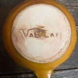 Lot of 6 Vallauris VALFLAM Vintage Enamelled Terracotta Pans #D