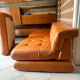Mah Jongde Roche Bobois vintage leather lounge