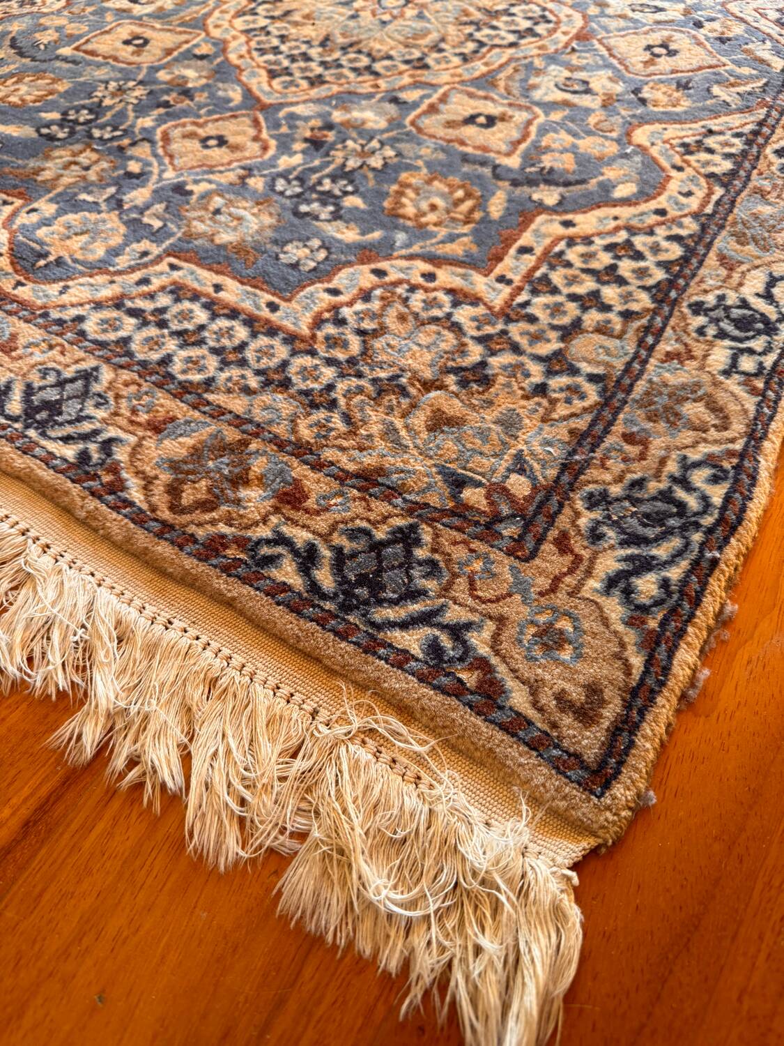 Nain Persian carpet made of wool and silk