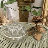 Crystal flower frog from Reims