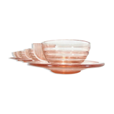 Lot de 4 tasses expresso et sous tasses