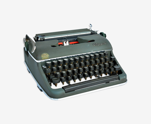 Machine à écrire Olympia Wilhelmshaven Type: SM-3, Allemagne 1953