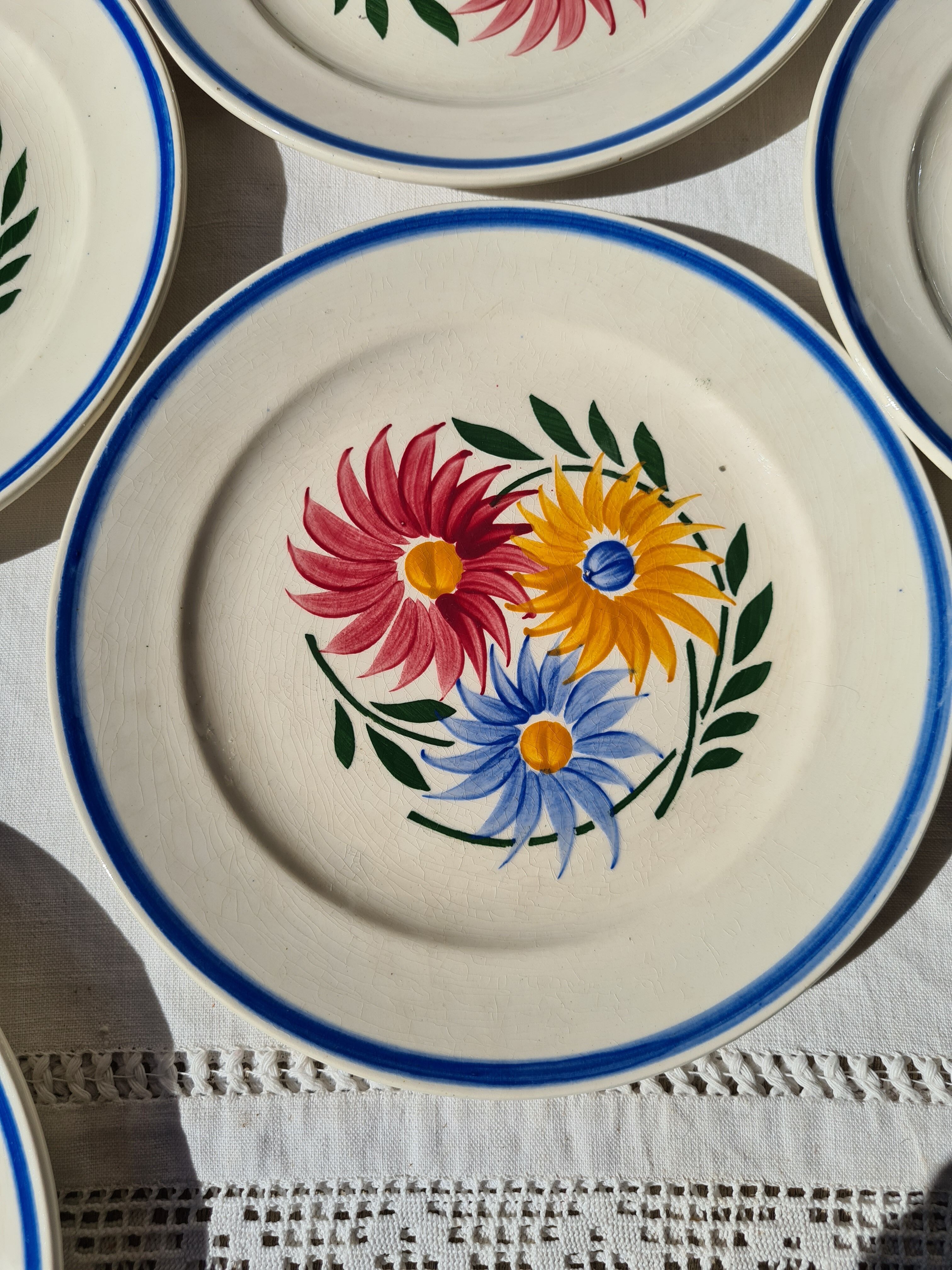 Serie dessert plates Sarreguemines