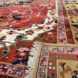 Indo-heriz Serapi Design, Geometric Carpet