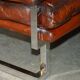Restored suite Tim Bates for Pieff Mandarin leather chrome hardwood.