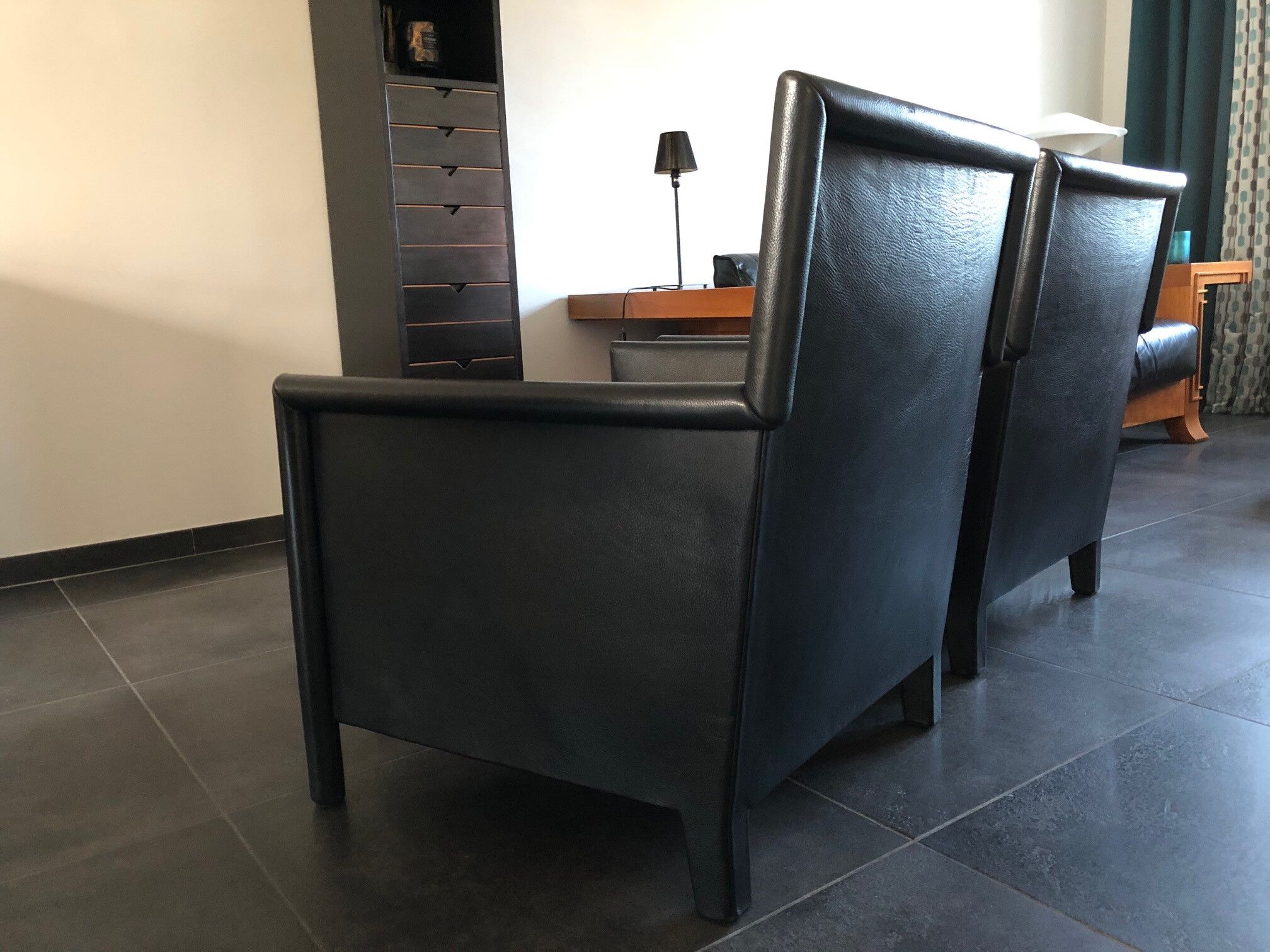 Pair of armchairs by Luca Meda