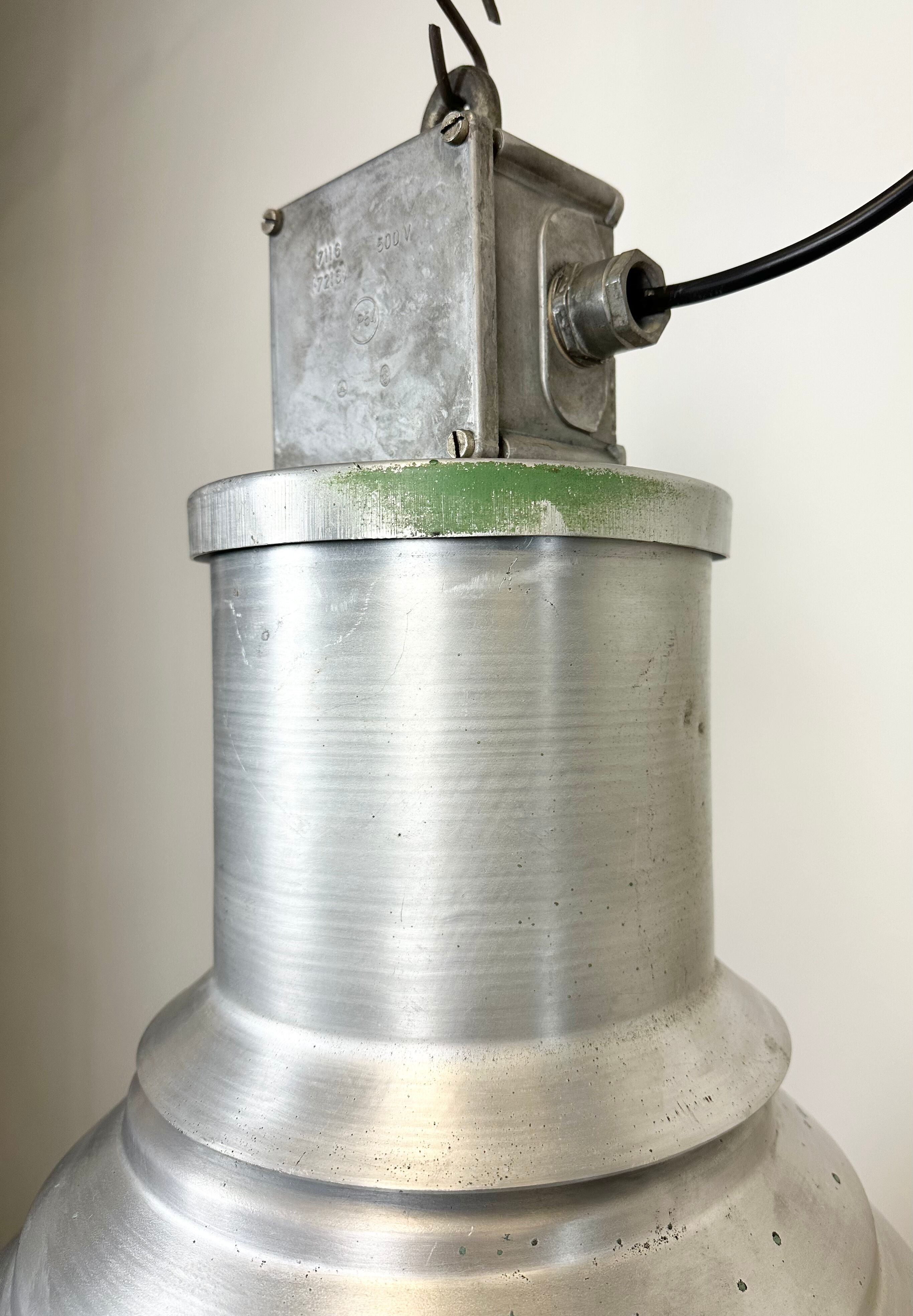 Large Industrial Aluminium Pendant Light from Elektrosvit, 1960s