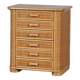 Commode à tiroirs de style Dal Vera des années 1970 d’Italie