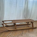 Luge en bois ancienne